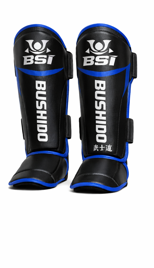 Bushido Shin Guards – Blue Edition