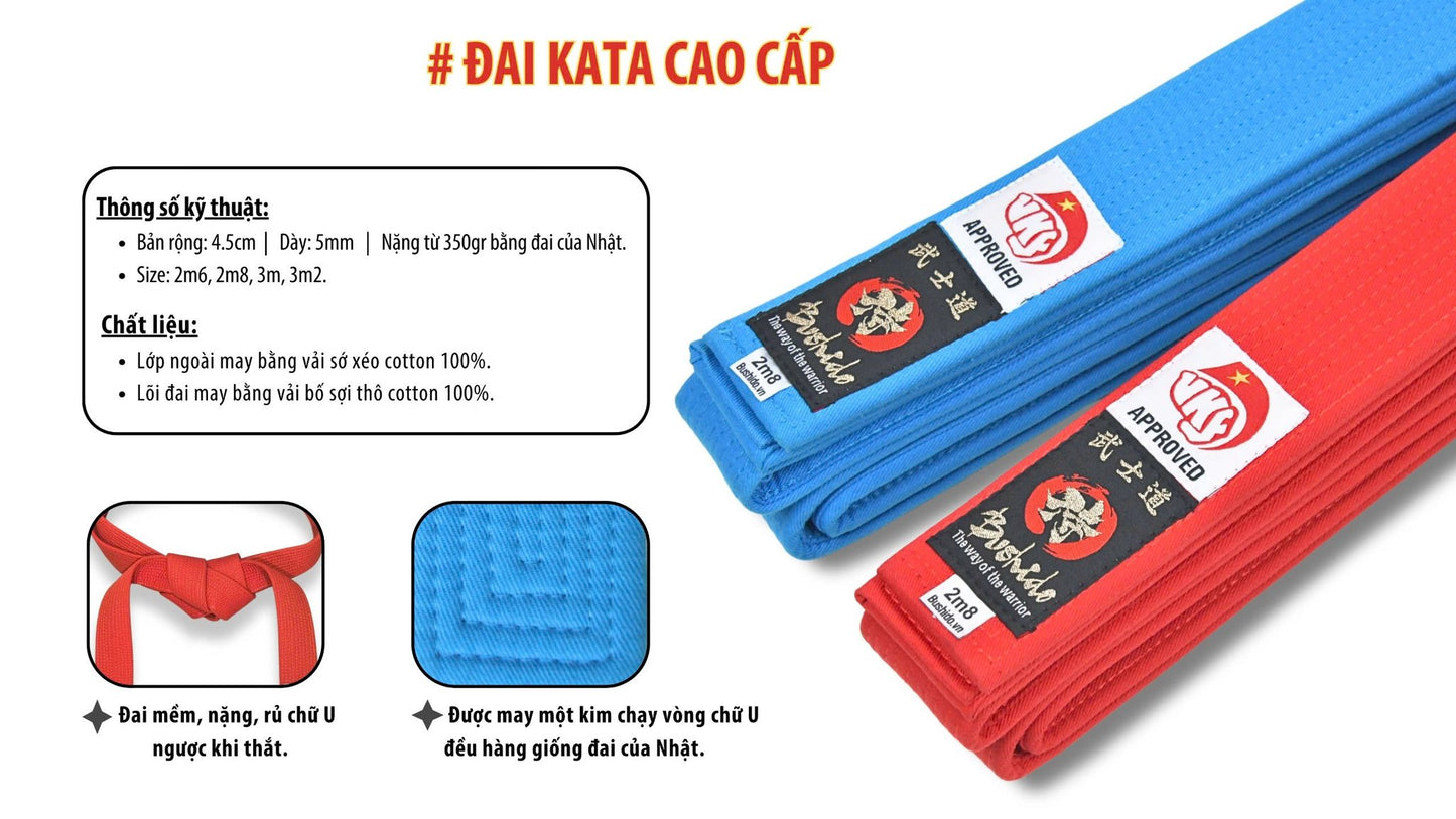 BSI Ceinture Bushido “Kata Pro Belt” – Haute Qualité