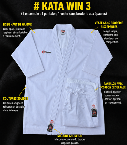 BSI : KIMONO KARATÉ – KATA WIN 3 (GABARIT LARGE )