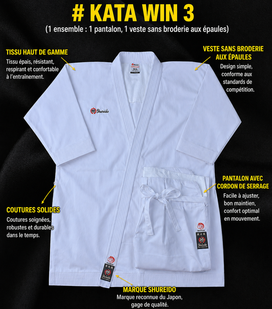 BSI : KIMONO KARATÉ – KATA WIN 3 standard